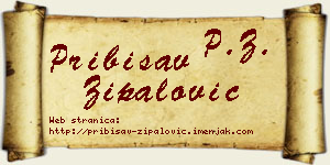 Pribisav Zipalović vizit kartica